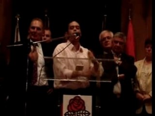 Discours de Razzye Hammadi devant les militants de Béthune