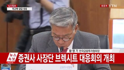 증권사 사장단 브렉시트 대응회의 개최 / YTN (Yes! Top News)