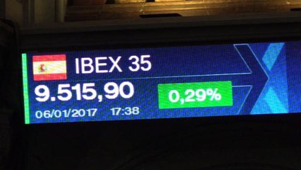 La Bolsa saluda el nuevo año con una subida del 1,75% en la semana, que le aúpa por encima de los 9.500