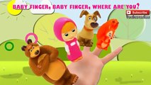 Masha and the Bear Finger Family Collection Lyrics Masha i Medved Nursery Rhyme | ToysSurpriseEggs