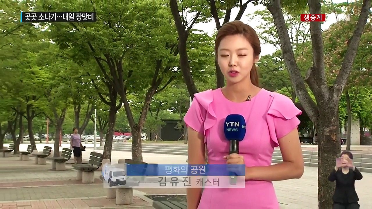 [날씨] 오늘 곳곳 소나기...내일 전국 장맛비, 중부 150mm 폭우 / YTN (...