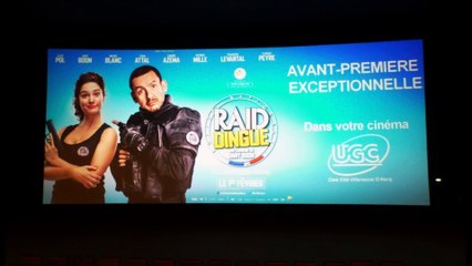 avant-première du film " RAID DINGUE " le 19 décembre 2016