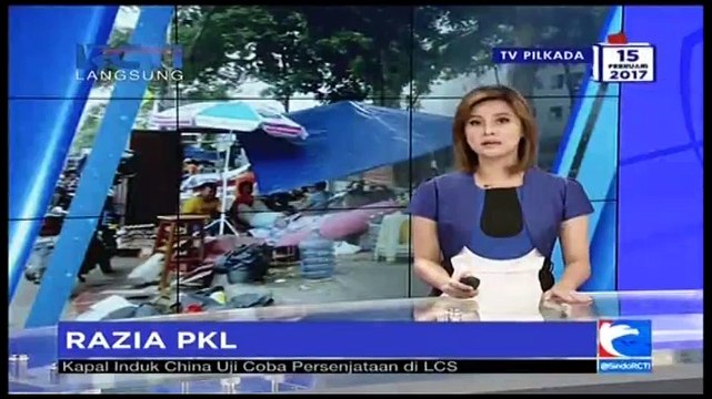 Pol PP Razia PKL Tanah Abang