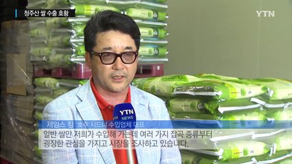 청주산 쌀 중국 호주 등 수출 호황 / YTN (Yes! Top News)