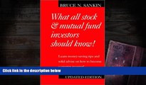Download [PDF]  What All Stock and Mutual Fund Investors Should Know ! Bruce Sankin Full Book