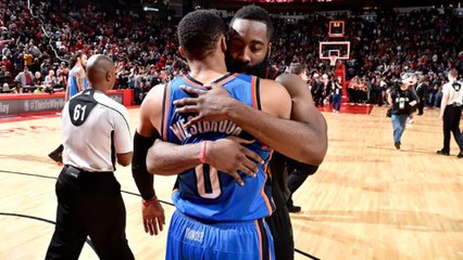 Download Video: Russell Westbrook EURO STEPPED by James Harden, Responds with INSANE Trey in Epic MVP Duel