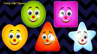Shapes Finger Family - Nursery Rhymes For Children - Shape Finger Family Songs For Children