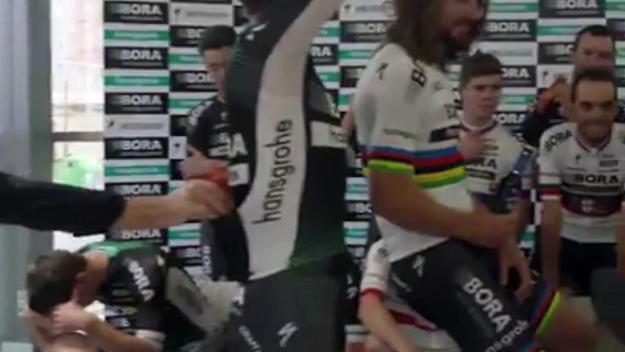 Cyclisme - Le Mannequin Challenge de Peter Sagan et Bora-Hansgrohe