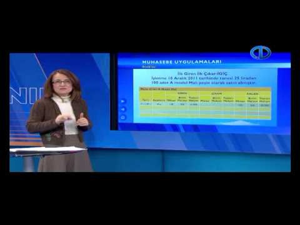 Muhasebe Uygulamaları 3 - Açık Sınıf