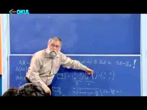 Genel Matematik 2 / 6.Bölüm - Matrisler 2 - AÖF