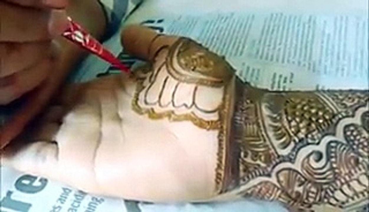 Mehndi design for bridal_latest new design 2017