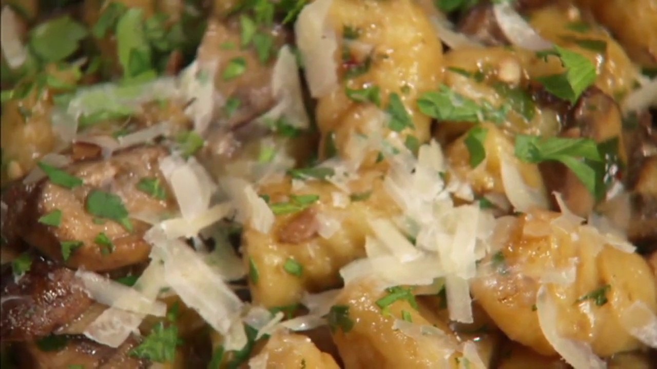 Gnocci mit Pilzsoße