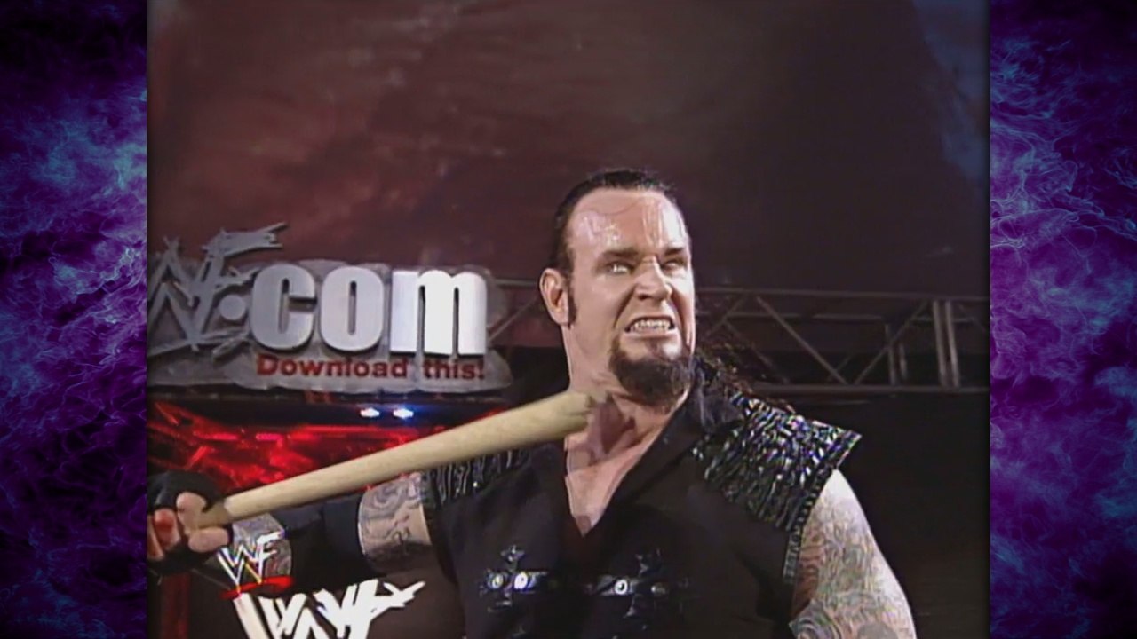 Undertaker w/ Paul Bearer vs Big Show (Undertaker Hits Big Show in the Head w/ a Baseball Bat)! 5/3/99