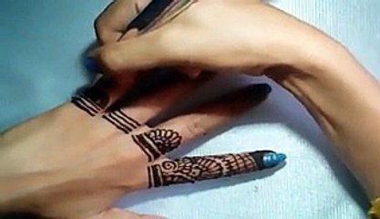 Henna Mehndi jewelry Beautiful design Tutorail for Eid 2016