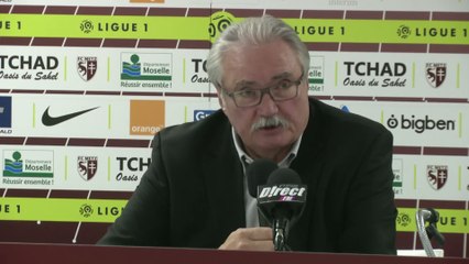 Foot - L1 - Metz : Serin «C'est comme si la justice avait condamné le Bataclan !»