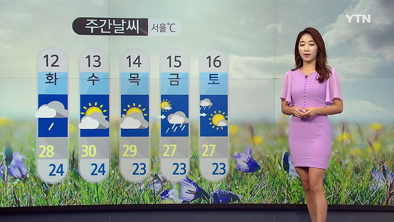 [날씨] 중북부 찜통더위...충청 이남 비 '더위 주춤' / YTN (Yes! Top...