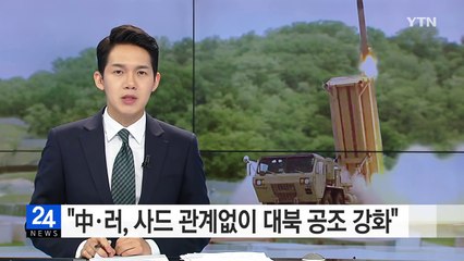 "中·러, 사드 관계없이 대북 공조 강화" / YTN (Yes! Top News)