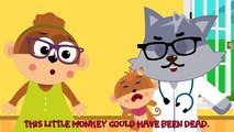 Five Little Monkeys Jumping On The Bed | Five Little Monkeys | Poem For Children
