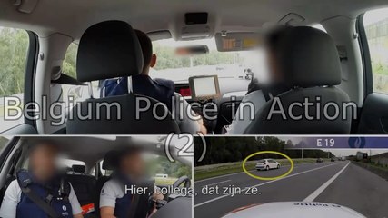 Les policiers belges arrête deux trafiquants de drogue.
