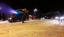 Policia bllokohet në kufirin me Serbinë