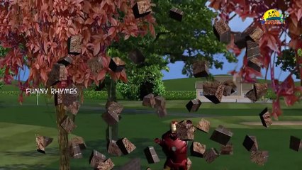 Iron Man V/S Spider-Man Finger Family 3d Nursery Top Popular animated children English rhymes