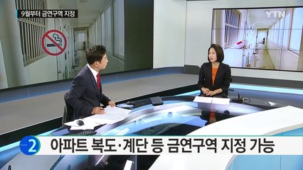 공동주택 층간 흡연 갈등...복도·계단 금연구역 추진 / YTN (Yes! Top News)