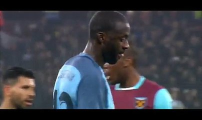 0-1 Yaya Toure Fantastic Goal HD - West Ham 0-1 Manchester City 06.01.2017 HD