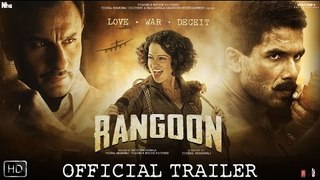 Rangoon 2017 - Official Trailer - Shahid Kapoor - Saif Ali Khan