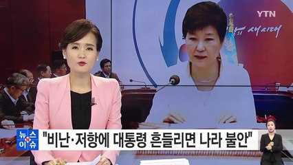 박근혜 대통령 "비난·저항에 대통령 흔들리면 나라 불안" / YTN (Yes! Top News)