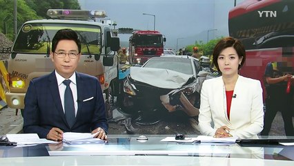 영동고속도로 사고 버스 기사, 극도의 불안감 호소 / YTN (Yes! Top News)