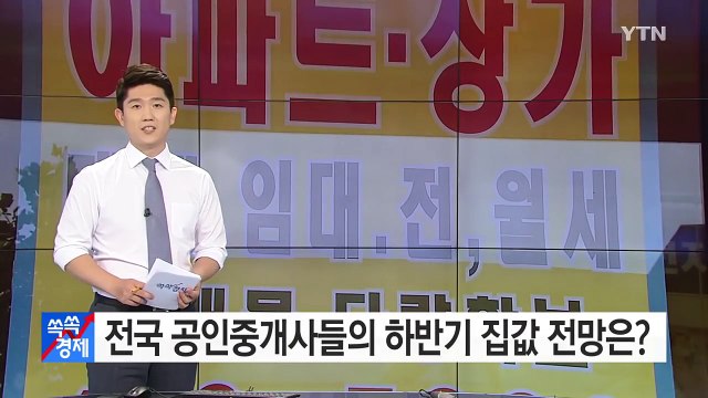 [쏙쏙] 공인중개사들의 하반기 집값 전망은? / YTN (Yes! Top News)