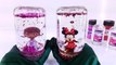 How to Make DIY Custom Glitter Snow Globes Toy Crafts Doc McStuffins Minnie Mouse Figures