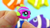Play Doh Fish Surprise Toys Peppa Pig Minions Spider-Man Thomas Hello Kitty Animal EggVideos.com