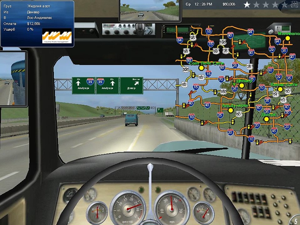 Прохождение игры 18 стальных колес по дорогам америки-часть 10