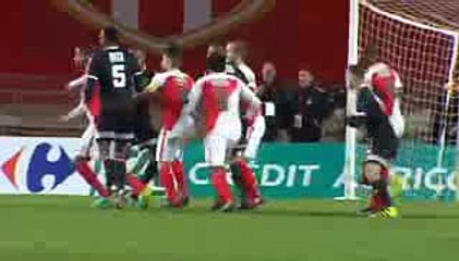 Germain Goal - AS Monaco vs AC Ajaccio 2-1 - Ligue 1 06-01-2017