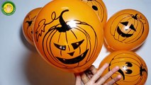 Scary Halloween Balloons Finger Family | Balloon Finger Family Nursery Rhyme | Balloons Songs