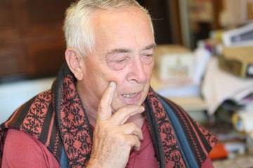 Emmaus Cernay : rencontre avec le pere Viennet...