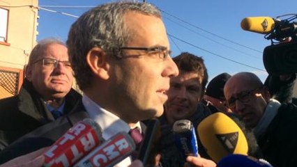 Procureur Dulin : "Un engin explosif a ete depose devant l'entree du snack-restaurant...