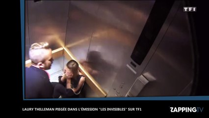 Les Invisibles : Laury Thilleman piégée dans un ascenseur (vidéo)