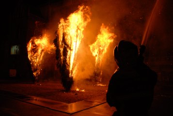 Thann : la feerie de la cremation des Trois...
