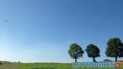 Pont d'Alleyras : 15 hectares de landes et de resineux partent en...