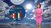 [날씨] 중부 오전까지 비...낮부터 전국 찜통 더위 / YTN (Yes! Top News)