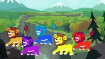 Lion Finger Family Nursery Finger Family Rhymes For Children | Animal Finger Family Rhymes For Kids