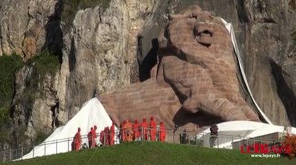 Belfort : le Lion est enfin inauguré