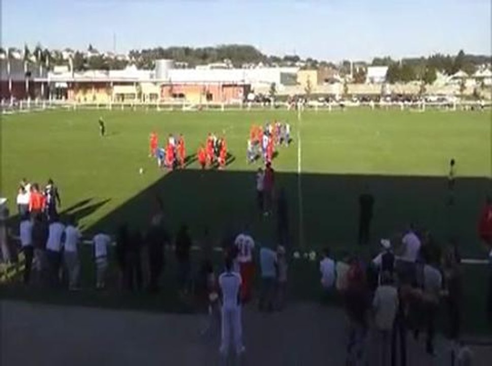 Altercation, au cours du match Exincourt-Grandvillars
