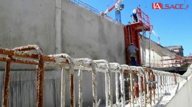 Chantier de la gare de Mulhouse