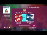 Busto Arsizio - Novara 2-3 - Highlights - Andata Quarti di Finale - 39^ Coppa Italia
