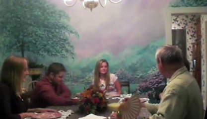 Brother Smashes Thanksgiving Pie In Sisters Face