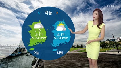 [날씨] 곳곳에 강한 소나기...밤사이 열대야 기승 / YTN (Yes! Top News)