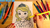 ПРИНЦЕССА СОФИЯ Раскраски мультик новая серия 2016 года Coloring Pages Princess Sofia